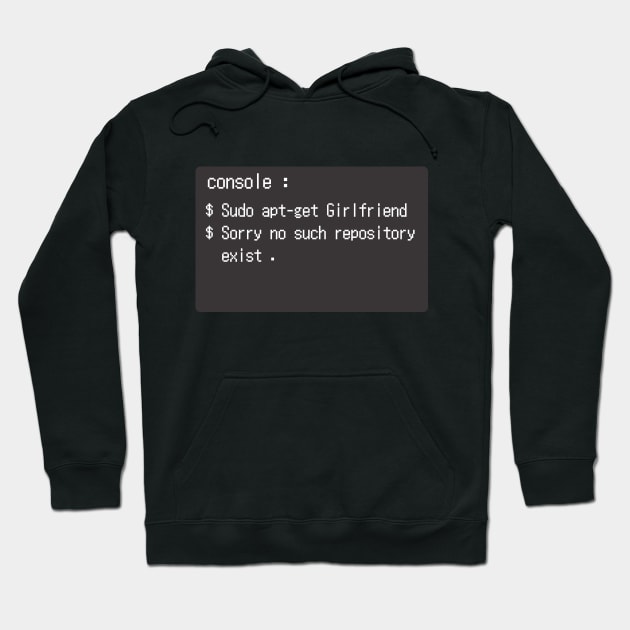 console apt-get girlfriend Hoodie by SYAO